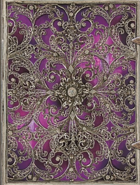 Cover for Paperblanks · Aubergine Lined Hardcover Journal - Silver Filigree Collection (Hardcover Book) (2014)