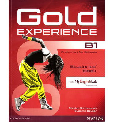 Cover for Carolyn Barraclough · Gold Experience B1 Students' Book with DVD-ROM / MyLab Pack - Gold Experience (Book) (2014)