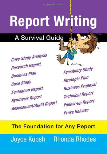 Cover for Joyce Kupsh and Rhonda Rhodes · Report Writing (Hardcover Book) (2010)