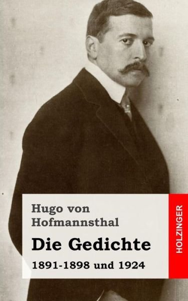 Cover for Hugo Von Hofmannsthal · Die Gedichte 1891-1898 / Die Gedichte 1924 (Pocketbok) (2013)