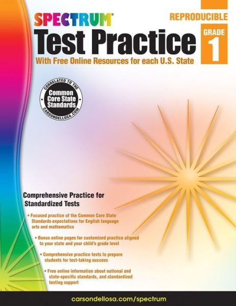 Cover for Spectrum · Spectrum Test Practice, Grade 1 (Paperback Bog) (2013)