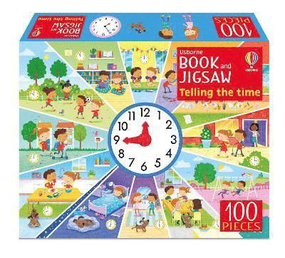 Cover for Kate Nolan · Usborne Book and Jigsaw Telling the Time - Usborne Book and Jigsaw (Paperback Bog) (2024)