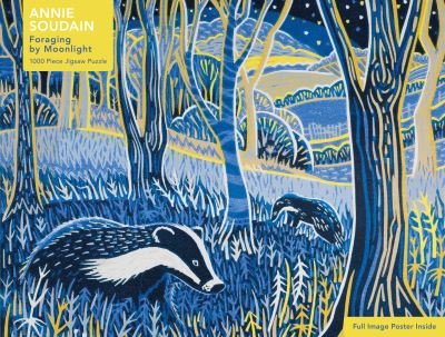 Adult Sustainable Jigsaw Puzzle Annie Soudain: Foraging by Moonlight: 1000-pieces. Ethical, Sustainable, Earth-friendly. - 1000-piece Sustainable Jigsaws (GAME) (2021)