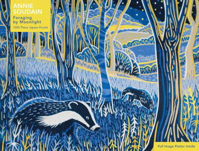 Adult Sustainable Jigsaw Puzzle Annie Soudain: Foraging by Moonlight: 1000-pieces. Ethical, Sustainable, Earth-friendly. - 1000-piece Sustainable Jigsaws -  - Gesellschaftsspiele - Flame Tree Publishing - 9781839647932 - 16. November 2021