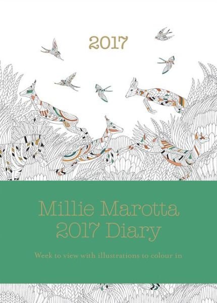Cover for Millie Marotta · Millie Marotta 2017 Diary: featuring illustrations from Wild Savannah (Innbunden bok) (2016)
