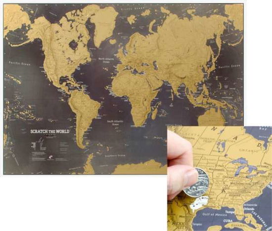 Scratch the World black edition wall map -  - Boeken - Maps International Ltd - 9781912203932 - 5 maart 2018