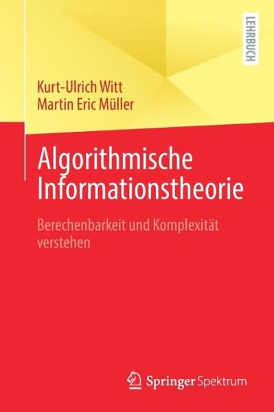 Cover for Witt · Algorithmische Informationstheorie (Book) (2020)