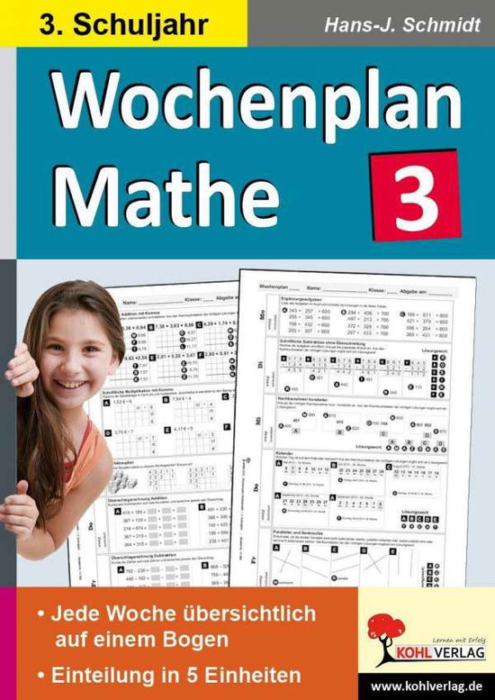 Cover for Michael Junga · Junga:wochenplan Mathe.3.schuljahr (Book)