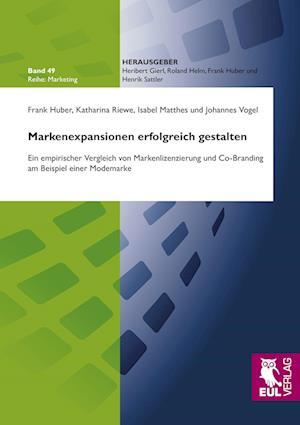 Cover for Frank Huber · Markenexpansionen erfolgreich gestalten (Paperback Book) (2010)