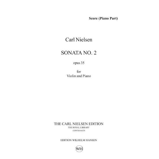 Cover for Carl Nielsen · Carl Nielsen: Sonate Nr.2 for Violin og Klaver Op.35 (Score and Part) (Sheet music) (2015)