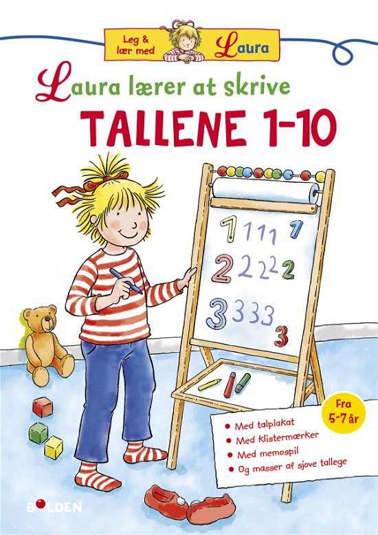 Skoleklar - Leg og lær med Laura: Laura lærer at skrive tallene 1 - 10 (Heftet bok) [1. utgave] (2019)