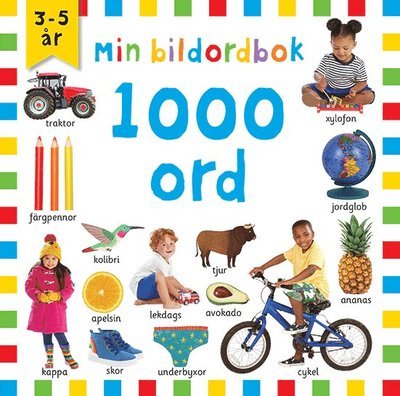 Cover for Marie Helleday Ekwurtzel · Min bildordbok 1000 ord (Gebundesens Buch) (2021)