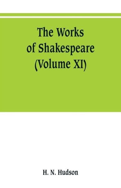 Cover for H N Hudson · The works of Shakespeare (Paperback Bog) (2019)