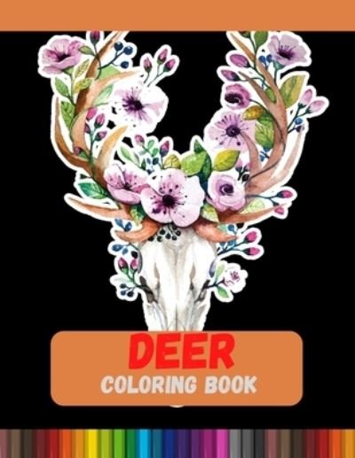 Deer Coloring Book - DXL Print - Książki - Independently Published - 9798582383932 - 17 grudnia 2020