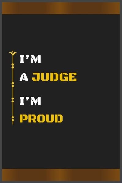 Cover for Hb Arts · I'm a Judge I'm Proud (Paperback Book) (2020)