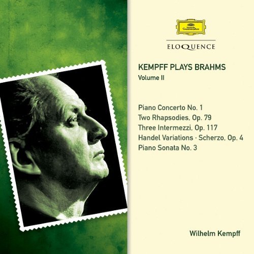 Cover for Wilhelm Kempff · Kempff Plays Brahms (CD) (2014)