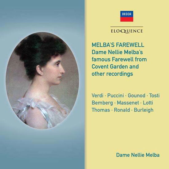 Cover for Nellie Melba · Melba's Farewell (CD) (2017)