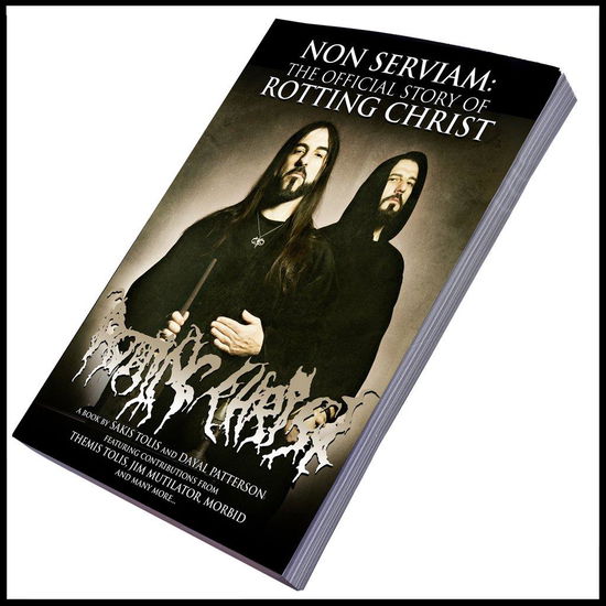Cover for Rotting Christ Official Story · Non Serviam The Official Story Of (Paperback Book) (2025)