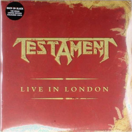 Cover for Testament · Live in London (LP) [Reissue edition] (2014)