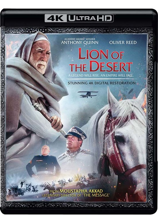 Lion of the Desert - 4k Ultra Hd - Films - DRAMA, WAR - 0826663220933 - 19 juillet 2022