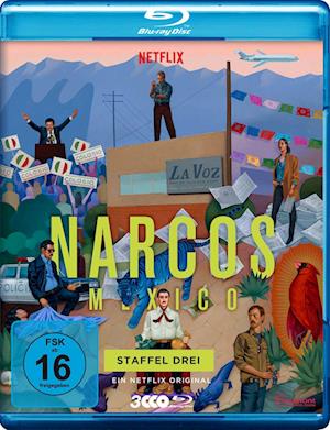 Cover for Yazpik,jose,maria / Mcnairy,scoot / Edda,alejandro · Narcos Mexico Staffel 3 (Blu-Ray) (2022)