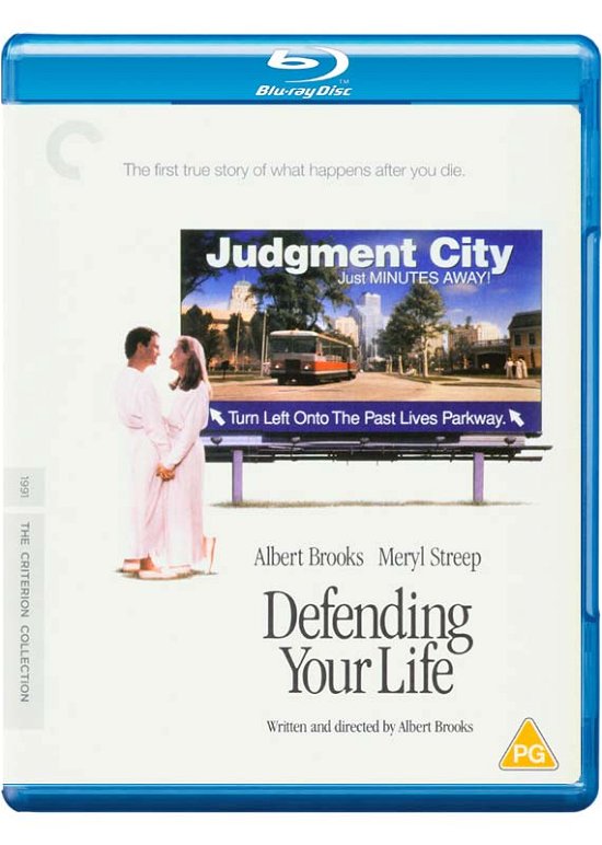 Cover for Defending Your Life 1991 UK Only · Defending Your Life (1991) (Criterion Collection) Uk Only (Blu-ray) (2021)