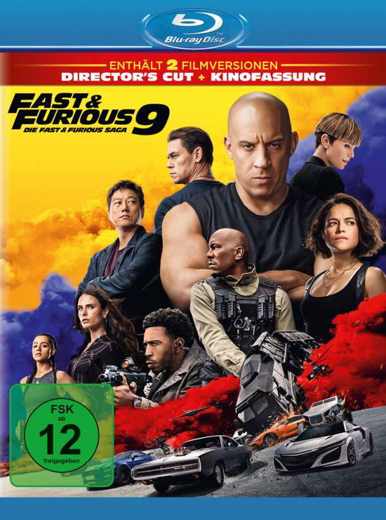 Cover for Vin Diesel,michelle Rodriguez,tyrese Gibson · Fast &amp; Furious 9 (Blu-Ray) (2021)