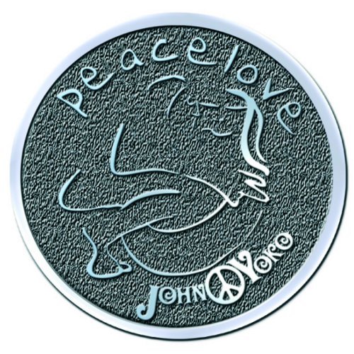 John Lennon Pin Badge: Peace & Love HiChrome - John Lennon - Koopwaar - Epic Rights - 5055295310933 - 11 december 2014