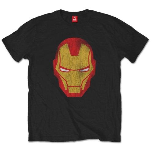 Marvel Comics Unisex T-Shirt: Iron Man Distressed - Marvel Comics - Merchandise - ROCK OFF - 5055295349933 - 9. april 2015