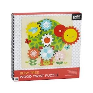 Cover for Petit Collage · Busy Tree Wooden Twist Puzzle (Jigsaw Puzzle) (2021)