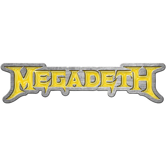 Megadeth Pin Badge: Logo (Enamel In-Fill) - Megadeth - Produtos -  - 5056365708933 - 