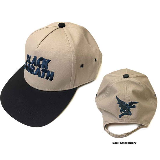 Cover for Black Sabbath · Black Sabbath Unisex Snapback Cap: Wavy Logo (Bekleidung) [Neutral, Black - Unisex edition]