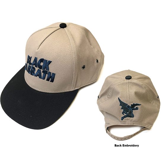 Black Sabbath Unisex Snapback Cap: Wavy Logo - Black Sabbath - Merchandise -  - 5056368624933 - 