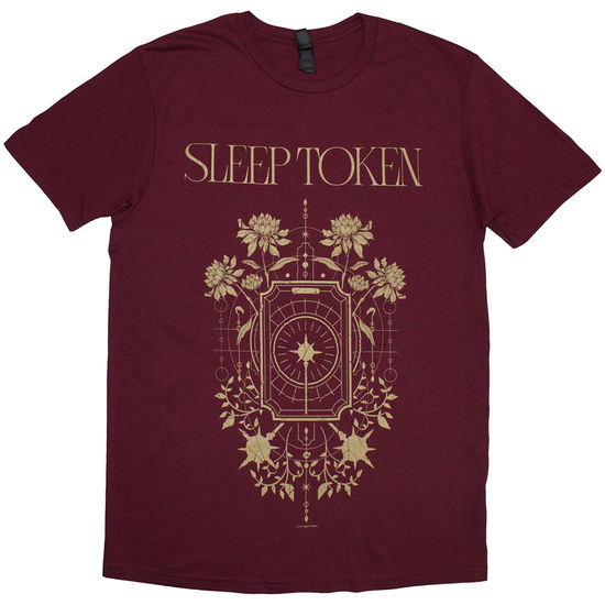 Cover for Sleep Token · Sleep Token Unisex T-Shirt: Caramel (Maroon Red) (T-shirt) [size S] (2025)