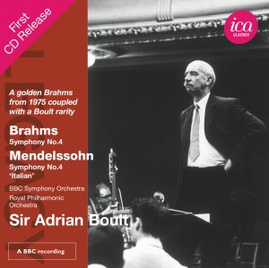 Symphony No.4 - Brahms / Mendelssohn - Música - ICA - 5060244550933 - 28 de janeiro de 2013
