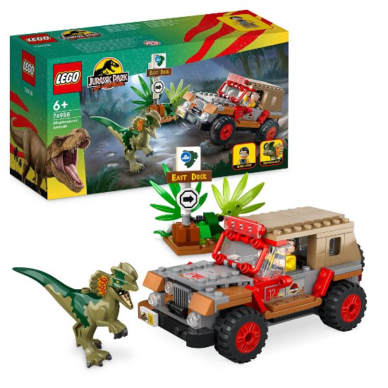 Lego Jurassic World - Dilophosaurus Ambush (76958) - Lego - Merchandise -  - 5702017421933 - 