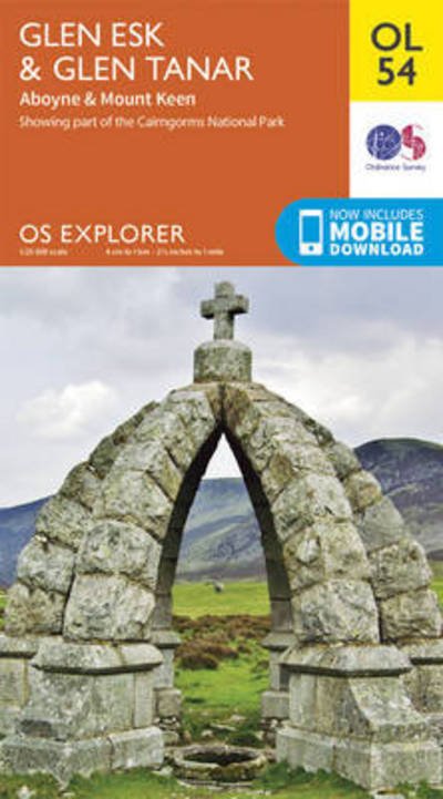 Cover for Ordnance Survey · Glen Esk &amp; Glen Tanar, Aboyne &amp; Mount Keen - OS Explorer Map (Landkarten) [May 2015 edition] (2015)