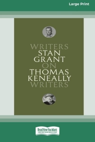 Cover for Stan Grant · On Thomas Keneally (Book) (2021)