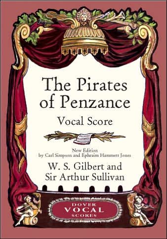 Cover for Opera and Choral Scores · The Pirates of Penzance Vocal Score (Dover Vocal Scores) (Paperback Book) (2001)