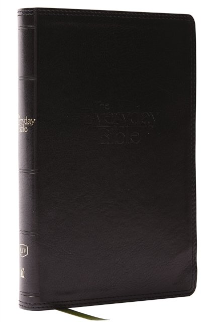 Cover for Thomas Nelson · KJV, The Everyday Bible, Black Leathersoft, Red Letter, Comfort Print: 365 Daily Readings Through the Whole Bible (Leather Book) (2023)