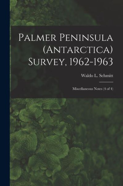 Cover for LLC Creative Media Partners · Palmer Peninsula (Antarctica) Survey, 1962-1963 (Paperback Book) (2021)