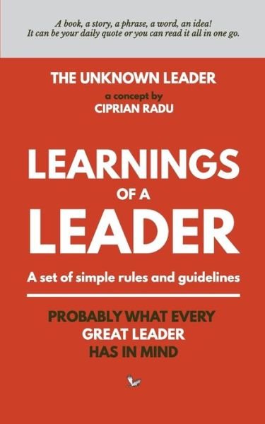 Cover for Ciprian Radu · Learnings of a Leader (Paperback Book) (2019)