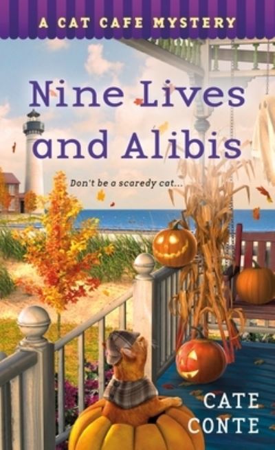 Cover for Cate Conte · Nine Lives and Alibis: A Cat Cafe Mystery - Cat Cafe Mystery Series (Pocketbok) (2023)