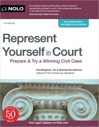 Cover for Paul Bergman · Represent Yourself in Court (Pocketbok) (2022)