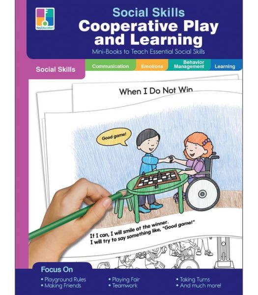 Key Education - Social Skills Mini-Books Cooperative Play and Learning, 64 Pages - Carson Dellosa Education - Książki - Key Education - 9781483856933 - 12 stycznia 2020