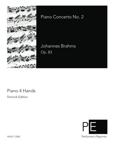 Cover for Johannes Brahms · Piano Concerto No. 2 (Paperback Bog) (2014)