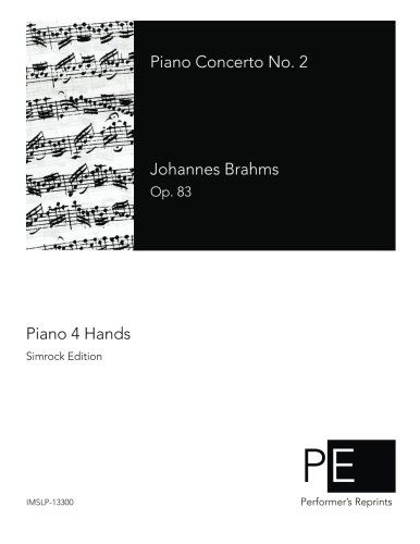 Cover for Johannes Brahms · Piano Concerto No. 2 (Paperback Book) (2014)