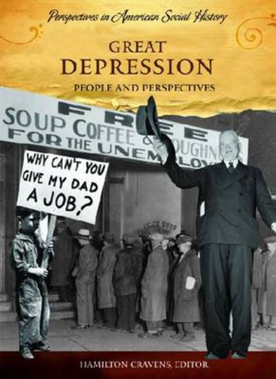 Cover for Hamilton Cravens · Great Depression: People and Perspectives - Perspectives in American Social History (Hardcover Book) (2009)