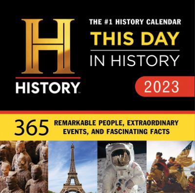 Cover for Sourcebooks · 2023 History Channel This Day in History Boxed Calendar (Calendar) (2022)