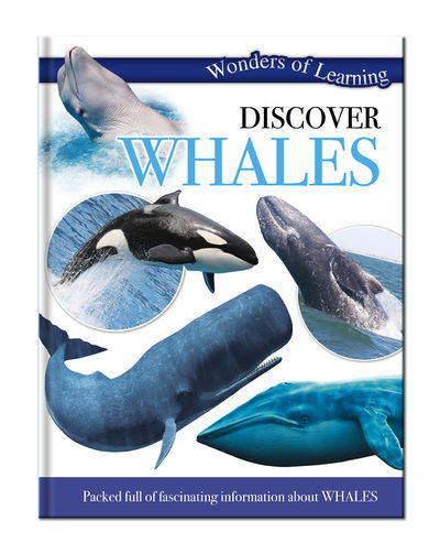 Cover for North Parade Publishing · Discover Whales - Wonders of Learning Padded Foil Book (Hardcover Book) [UK edition] (2014)